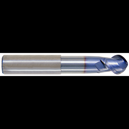 YG-1 TOOL CO 2 Flute Regular Length 50 Degree Helix Ball Ticn Coated Alu-Power 37584TC